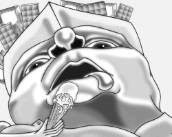 Sugar Scandal - Illustration for Economic Times - 1995