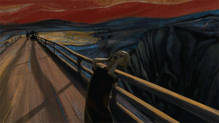 Munch-Scream-Animation1 Edvard Munch’s ‘The Scream’ animated