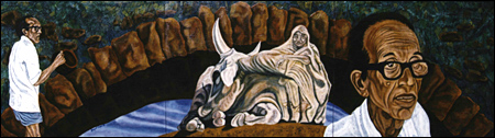 Piedad and Cow