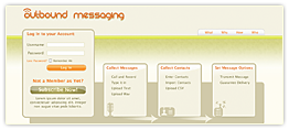 Theme For ROR VOIP Application, Design & Markup - OutboundMessaging.com.